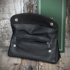 Peterson One Pipe Combination Pouch - Press Stud Black (POU-135)
