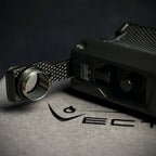 Vector VMotion Twin Jet Flame Lighter With Punch Cutter - Matte Black