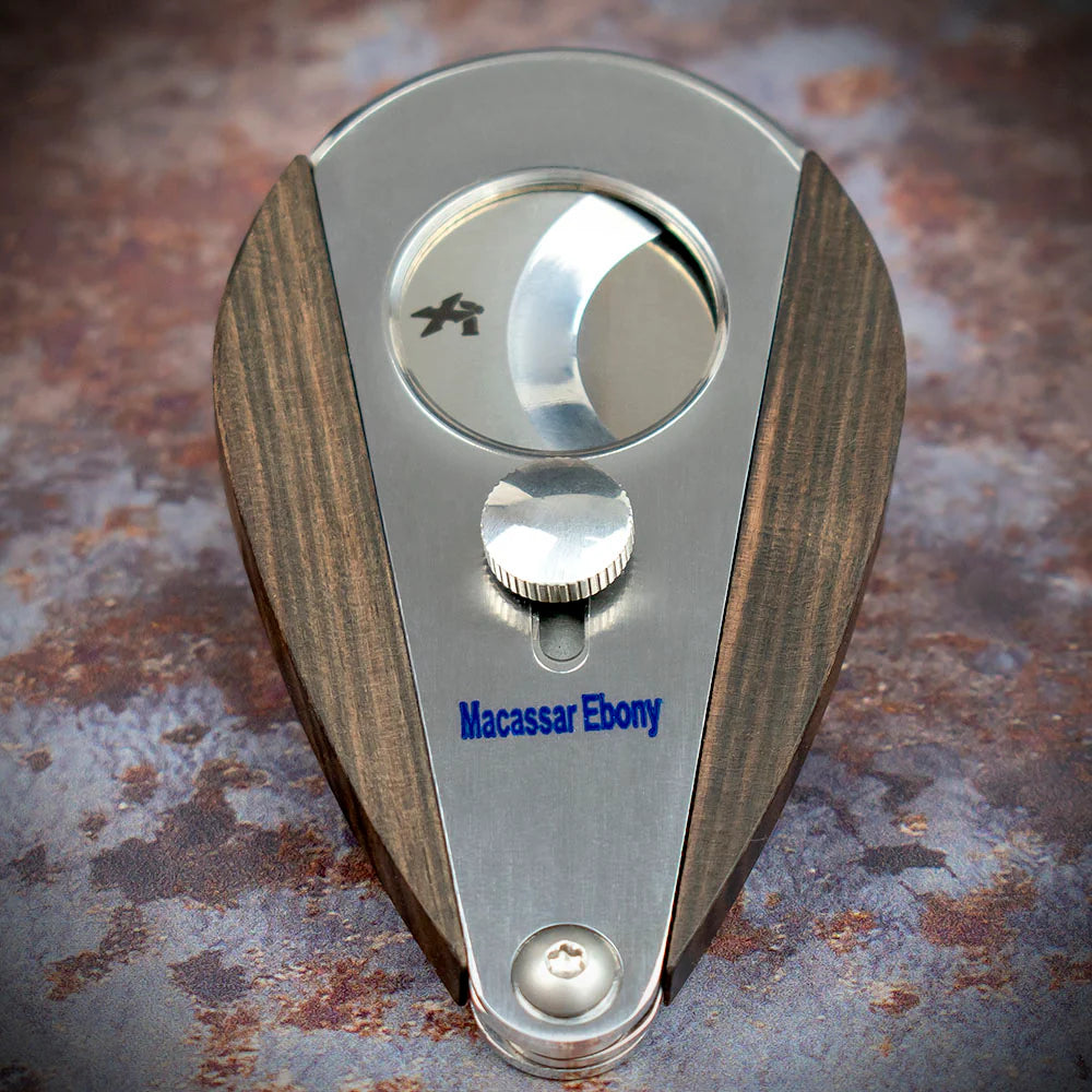 Xikar Xi-3 Macassar Ebony 300ME Double Blade Guillotine Cigar Cutter