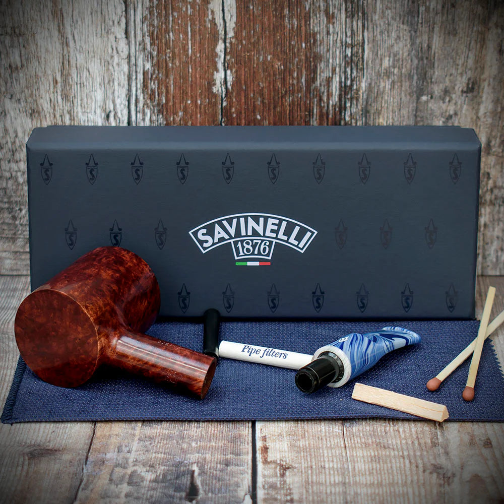 Savinelli Oceano Smooth 311 - 6mm Briar Pipe