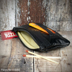 Falcon Black Leather Handrolling Pouch 686B