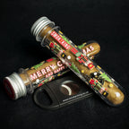 Merry Christmas Cigar Gift Tube with Smoke-King Cigar Cutter