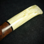 Jean Claude 9mm Filter Dark Rustic Briar Smoking Pipe - Shape 50