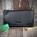 Sarome Leather Handrolling Pouch - Black PO25