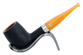 Rattrays Samhain Sandblast Yellow Briar Smoking Pipe - Shape 37