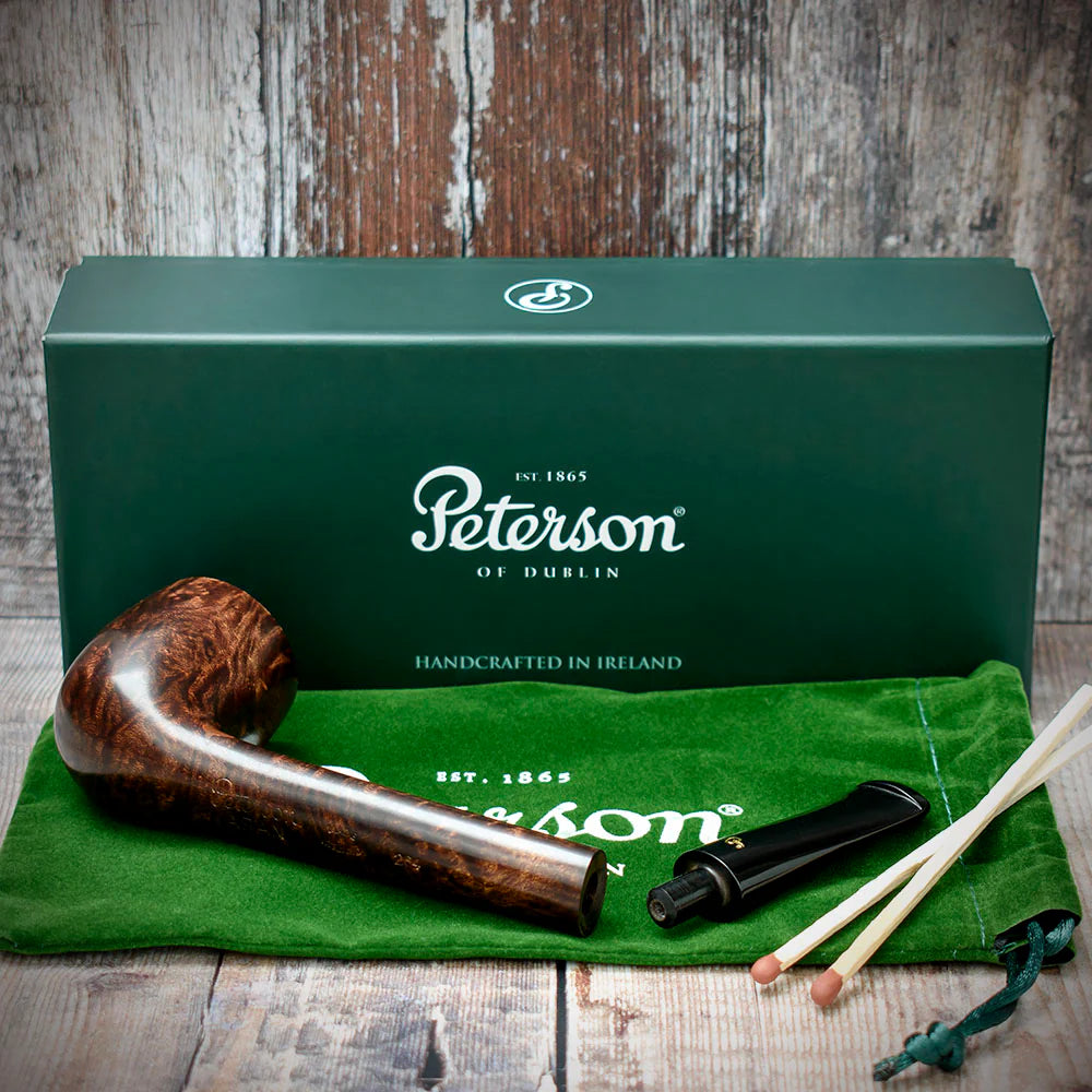 Peterson of Dublin Aran Briar Smoking Pipe - Shape No.264