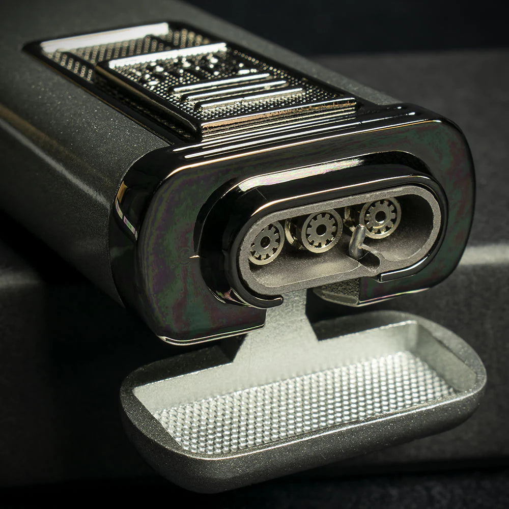 Palio Polaris Triple Flame Cigar Lighter - Silver