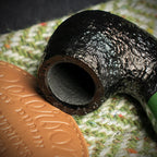 Peterson of Dublin St. Patrick's Day 2024 Limited Edition Sandblast "P" Lip Briar Pipe - Shape 317