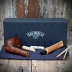 Savinelli Dolomiti Rustic Light Brown 128 - 9mm Briar Pipe