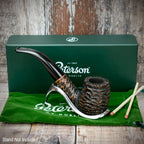 Peterson of Dublin Aran Rusticated Briar Smoking Pipe - Shape No.69