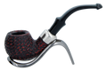 Peterson of Dublin System Rustic Briar Smoking Pipe - Shape No.303