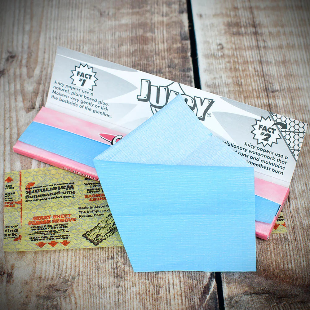 Juicy Jay's King Size Slim Rolling Papers - Cotton Candy