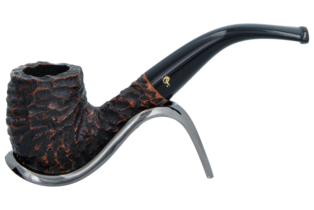 Peterson of Dublin Aran Rusticated Briar Smoking Pipe - Shape No.69