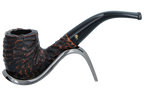 Peterson of Dublin Aran Rusticated Briar Smoking Pipe - Shape No.69