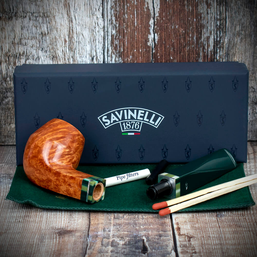 Savinelli Foresta Smooth Natural 510 - 6mm Briar Pipe