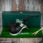 Peterson of Dublin System Rustic Briar Smoking Pipe - Shape No.305