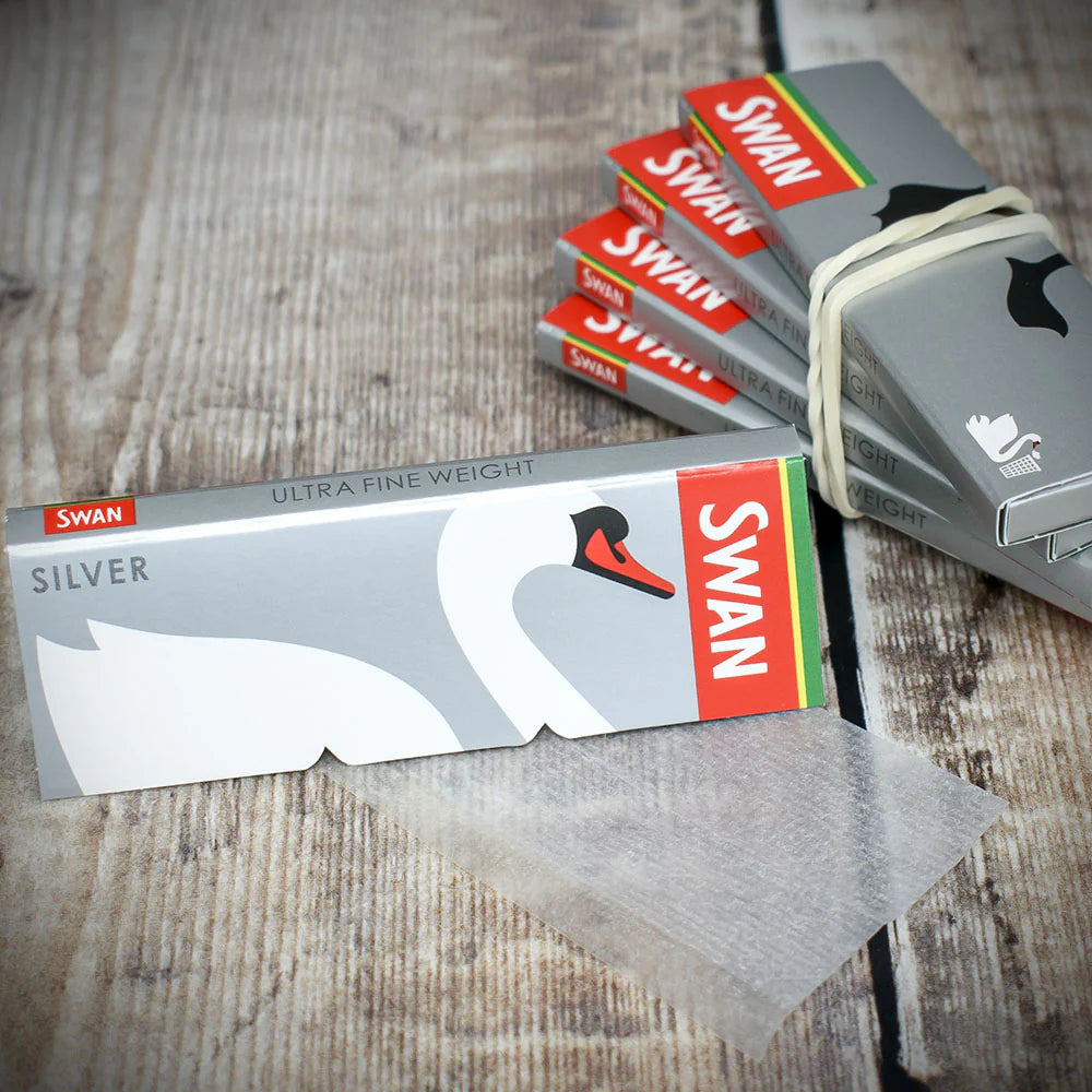 Swan Rolling Papers Regular Silver - Box of 50
