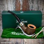 Peterson of Dublin Arklow Sandblasted Briar Smoking Pipe - Shape 01 - 9mm