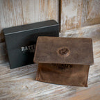 Rattray's Peat Leather Pipe Tobacco Pouch - Small Stand Up 2