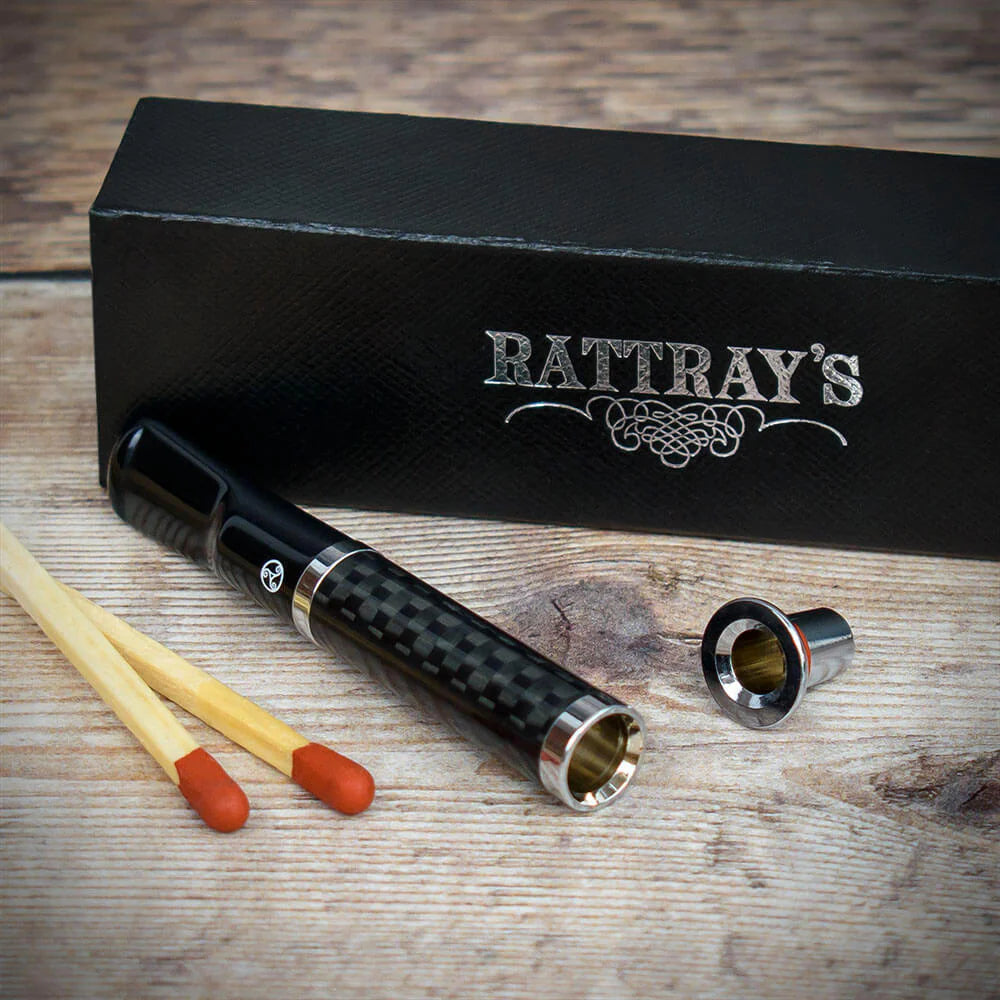 Rattray's  Cigarette Holder (Tuby) - Carbon Finish
