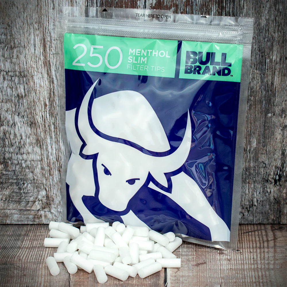 Bull Brand Menthol Filter Tips - 250 Pack
