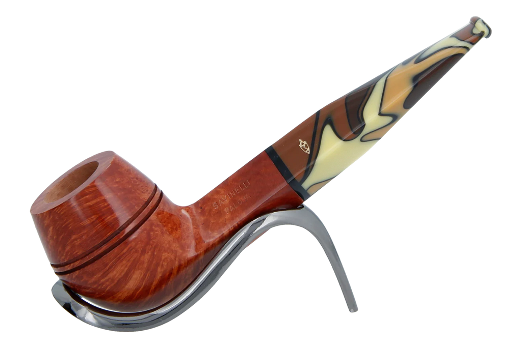 Savinelli Paloma Smooth Brown 510 - 6mm Briar Pipe