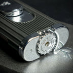 XiKar Hedron Hybrid Flame Cigar Lighter - Black/Chrome
