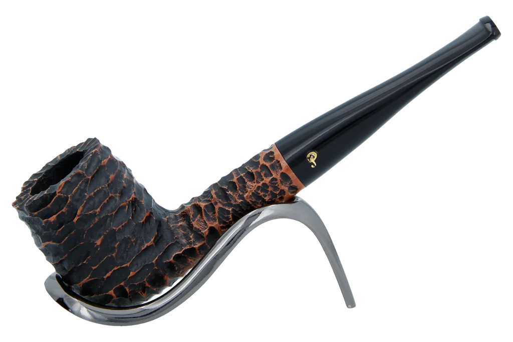 Peterson of Dublin Aran Rusticated Briar Smoking Pipe - Shape No.06