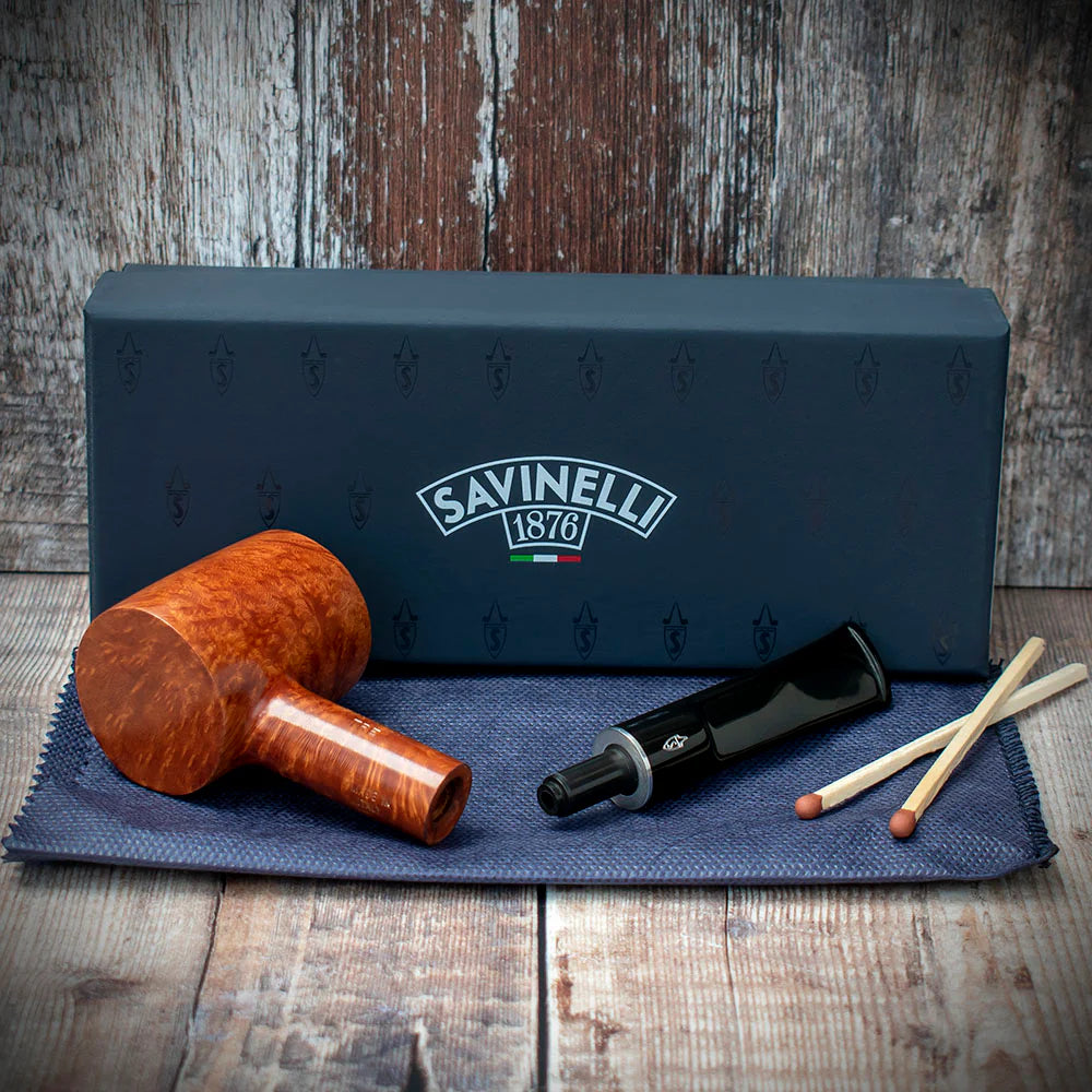 Savinelli Tre Smooth Briar Pipe - 310