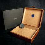 Brown Antique Leather Travel Humidor - 20 Cigars