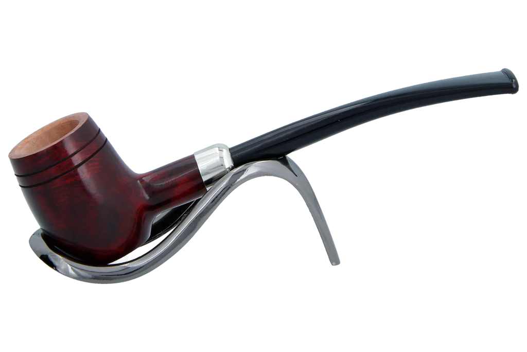 Rattrays Slainte Briar Smoking Pipe - Burgundy