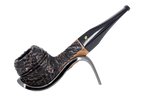 Peterson of Dublin Aran Rusticated Briar Smoking Pipe - Shape No.150