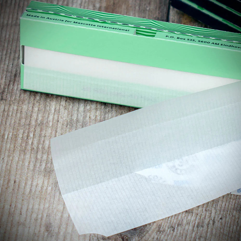Mascotte Green Premium Rolling Papers - Box of 50