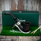 Peterson of Dublin System Rustic Briar Smoking Pipe - Shape No.305