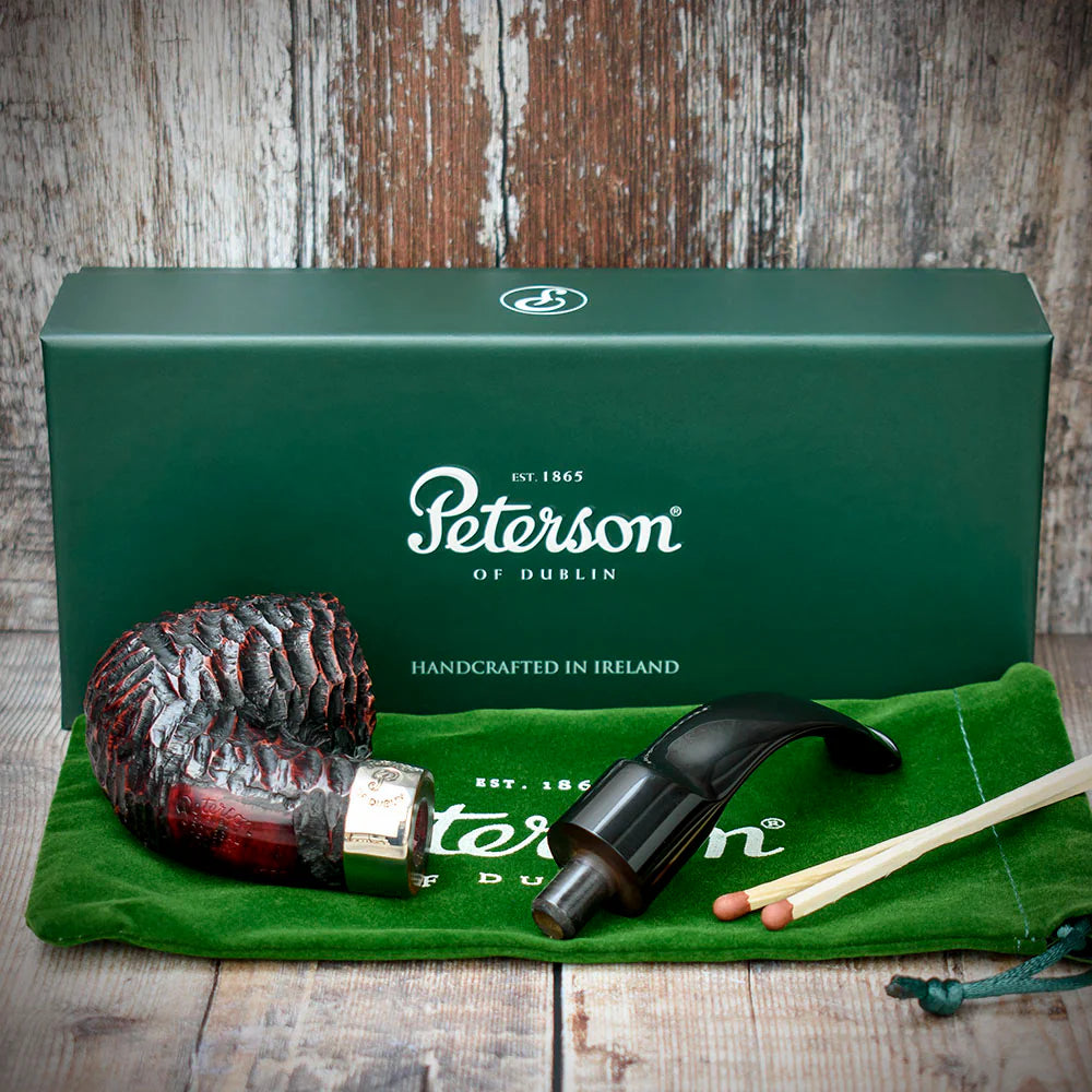 Peterson of Dublin Donegal Rocky Briar Smoking Pipe - Shape No.X220
