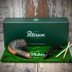 Peterson of Dublin Aran Rusticated Briar Smoking Pipe - Shape No.69