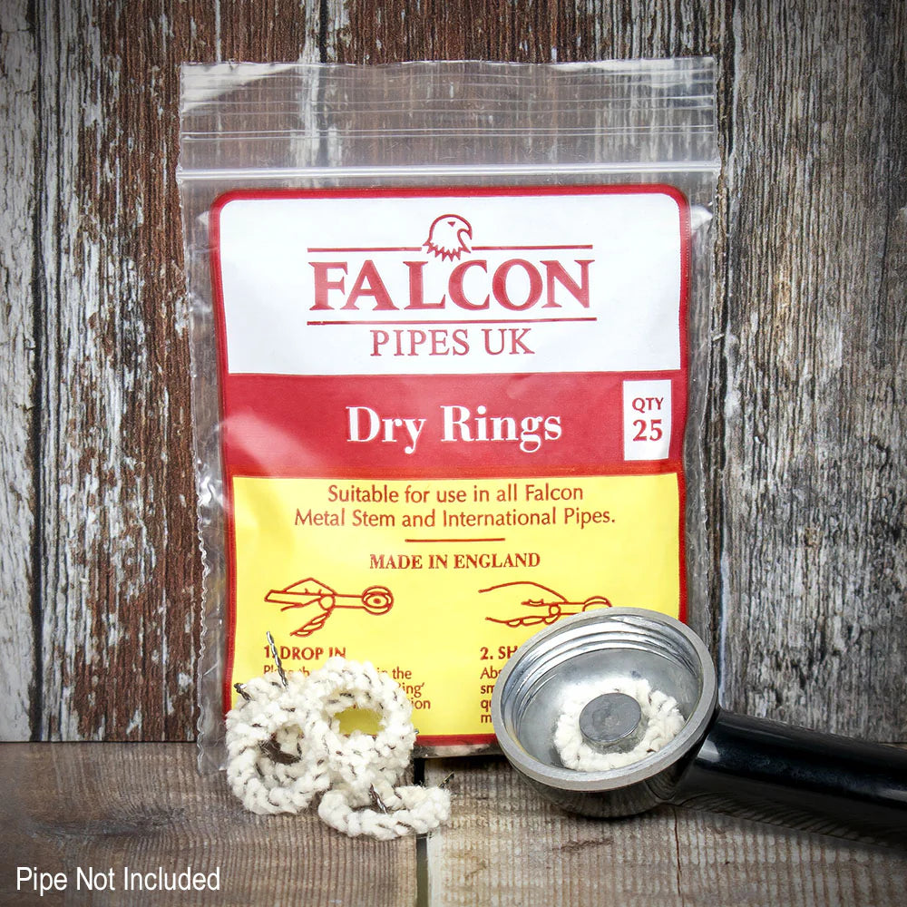 Falcon Dry Rings Pipe Filters 25 Pack