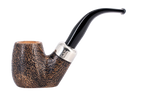 Peterson of Dublin Arklow Sandblasted Briar Smoking Pipe - Shape 304 - 9mm