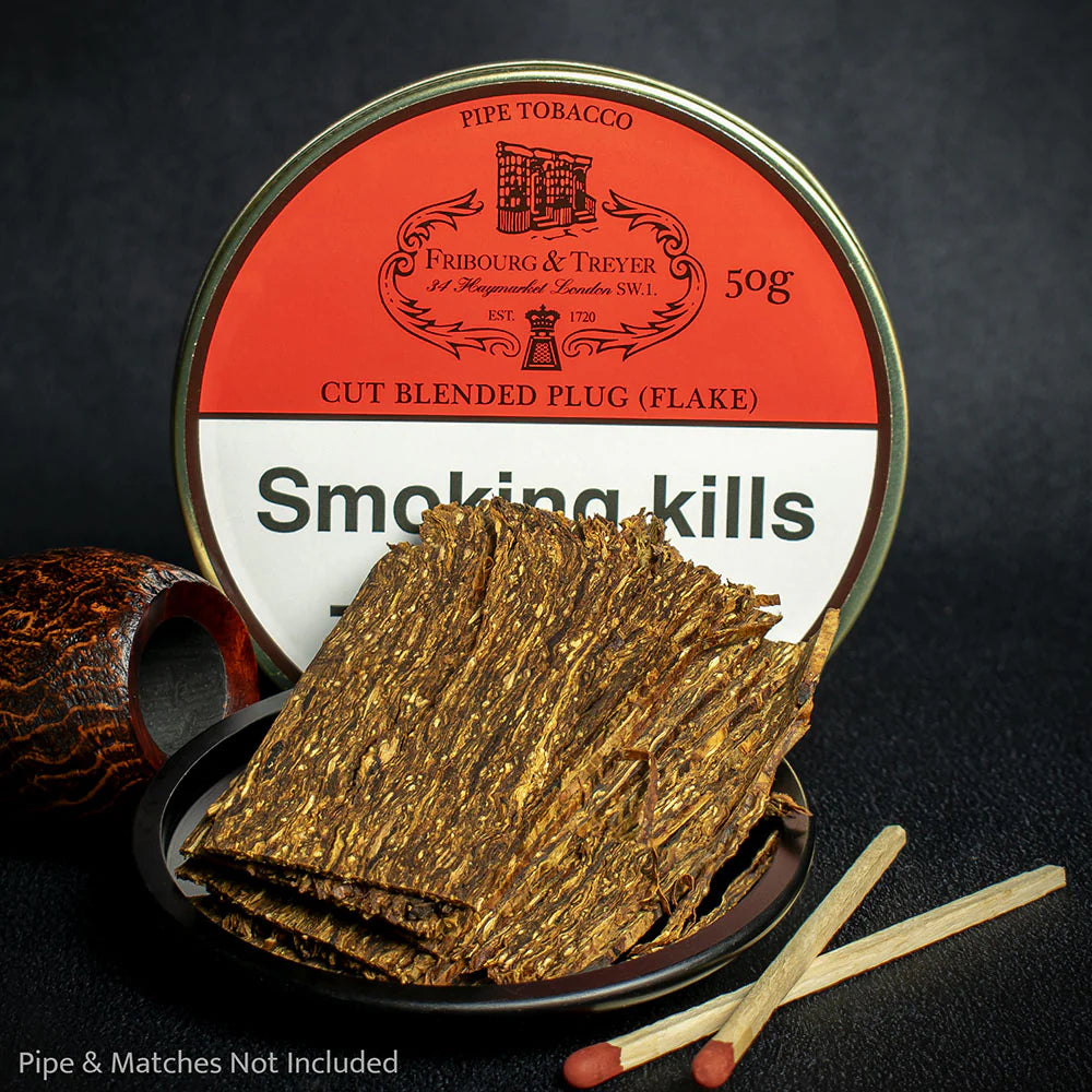 Fribourg & Treyer Cut Blended Plug Flake Pipe Tobacco - 10g Sample