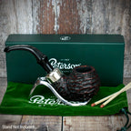 Peterson of Dublin System Rustic Briar Smoking Pipe - Shape No.302