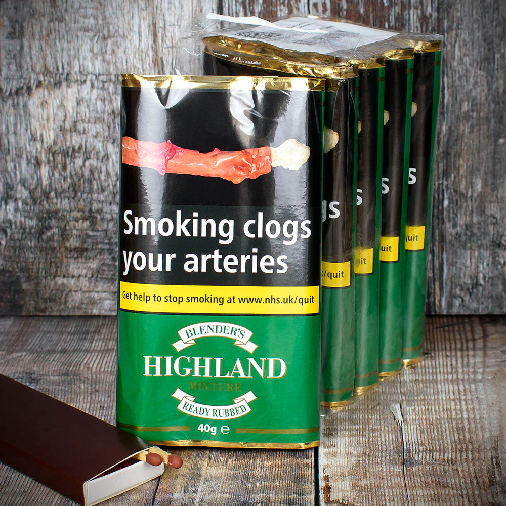 Blender's Highland Mixture Ready Rubbed Pipe Tobacco (Whisky) - 40g Packet