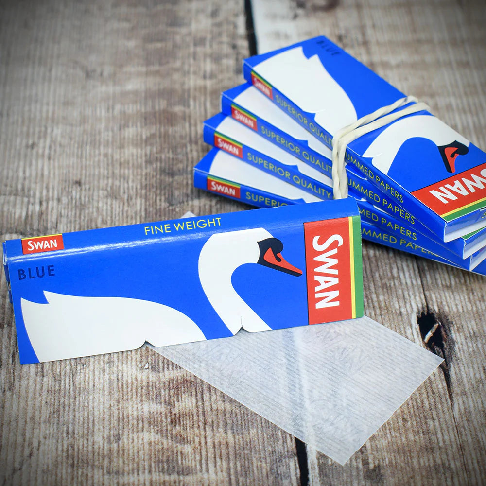 Swan Rolling Papers Regular Blue - Box of 50