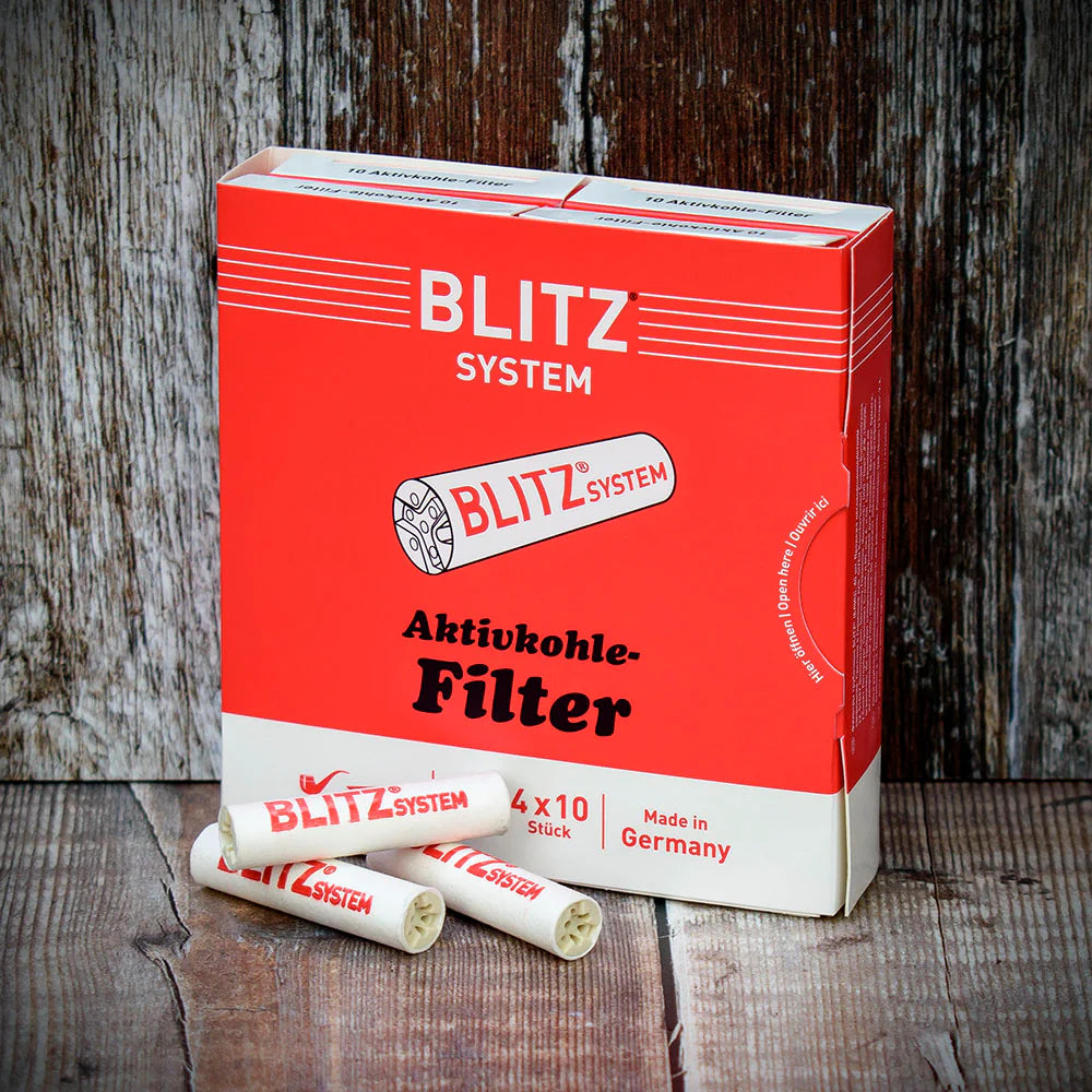 Blitz 9mm Pipe Filters - Pack of 40