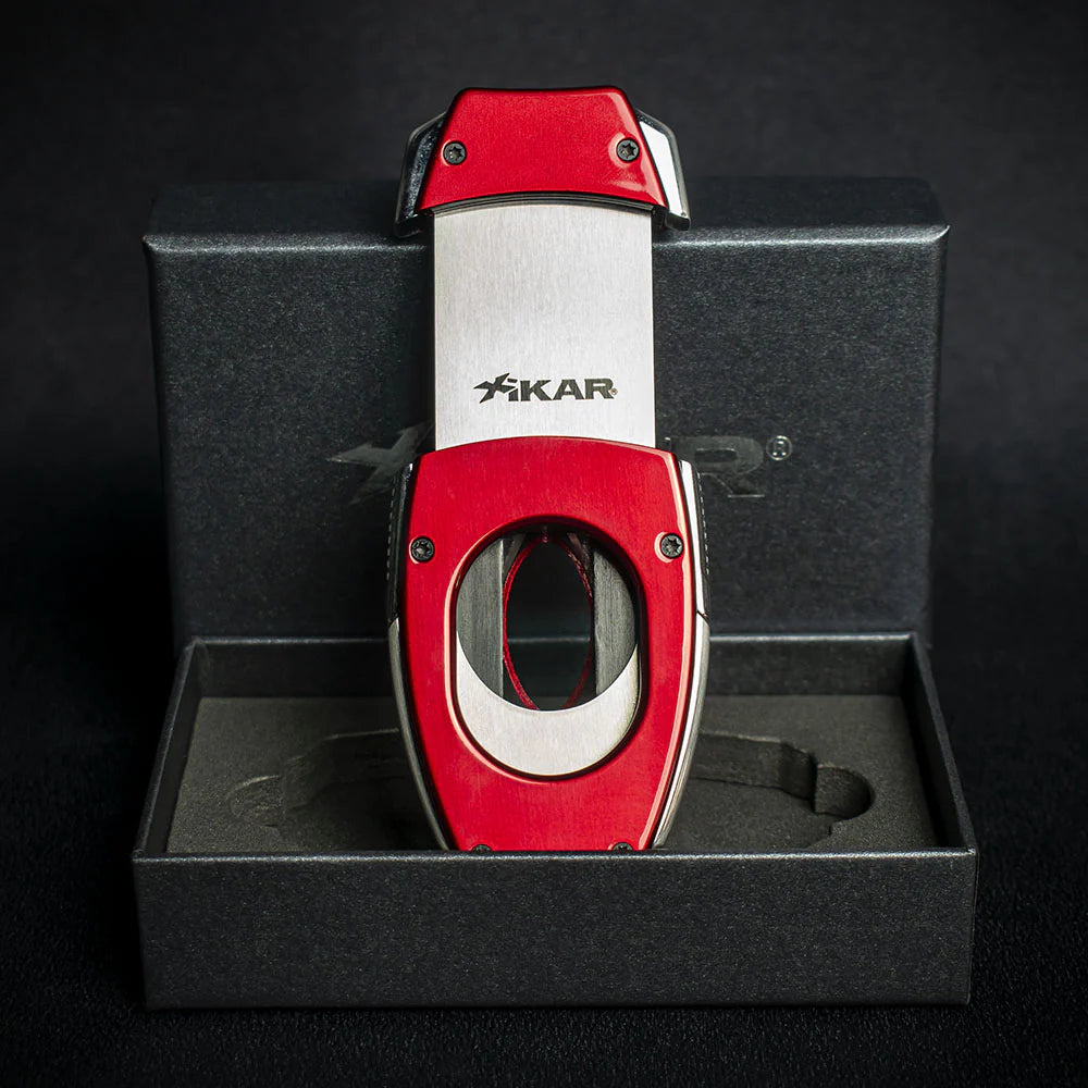Xikar Flip Dual Cigar Cutter - Red