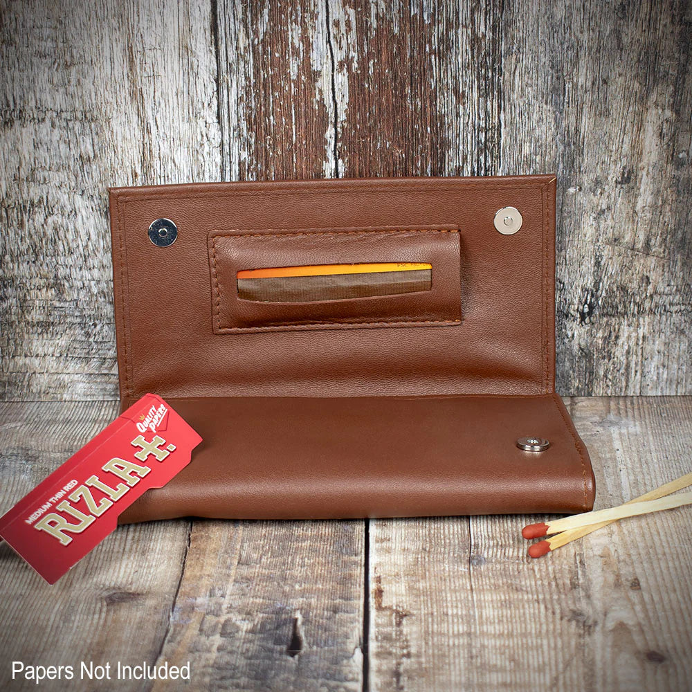 Sarome Leather Handrolling Pouch - Tan PO27T