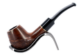 Jean Claude 9mm Filter Rustic Wave Briar Smoking Pipe - Shape 52