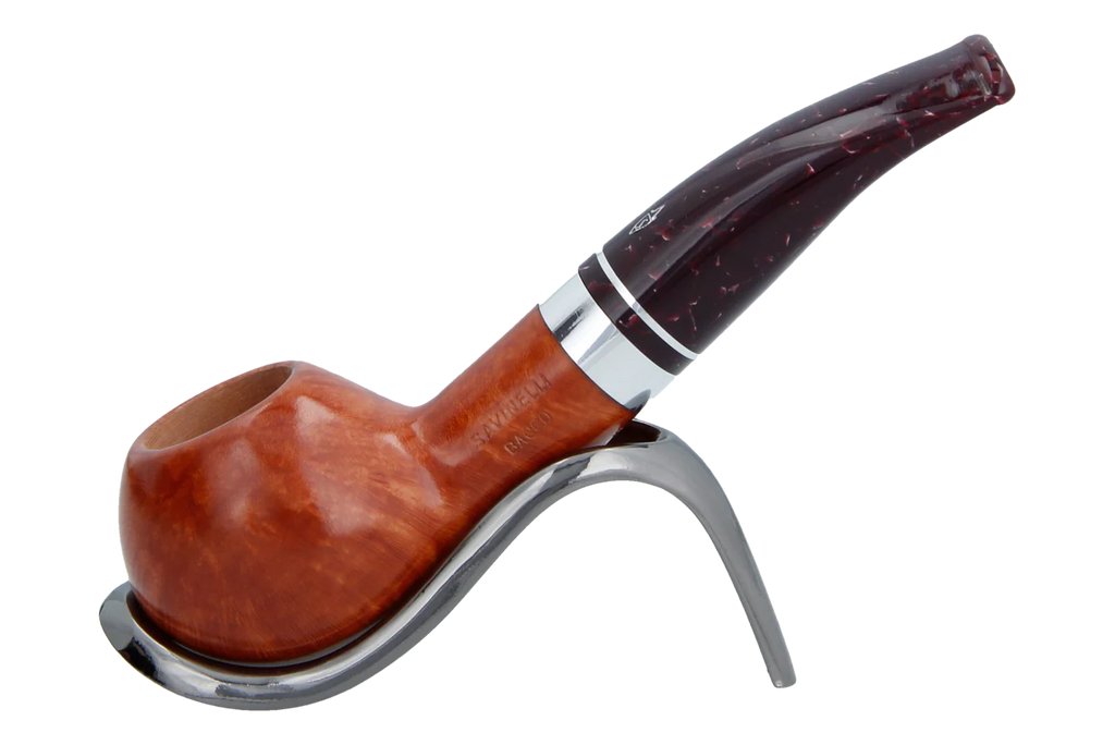 Savinelli Bacco Smooth Natural 321 - 6mm Briar Pipe